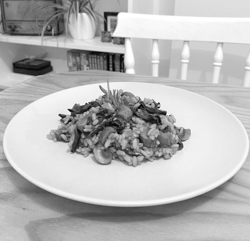 Risotto de cogumelos
