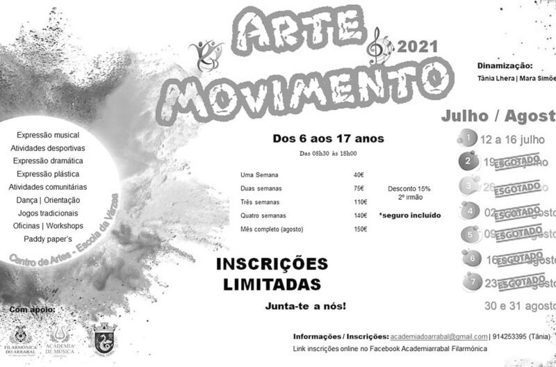 Férias de verão para crianças e jovens com oferta diversificada