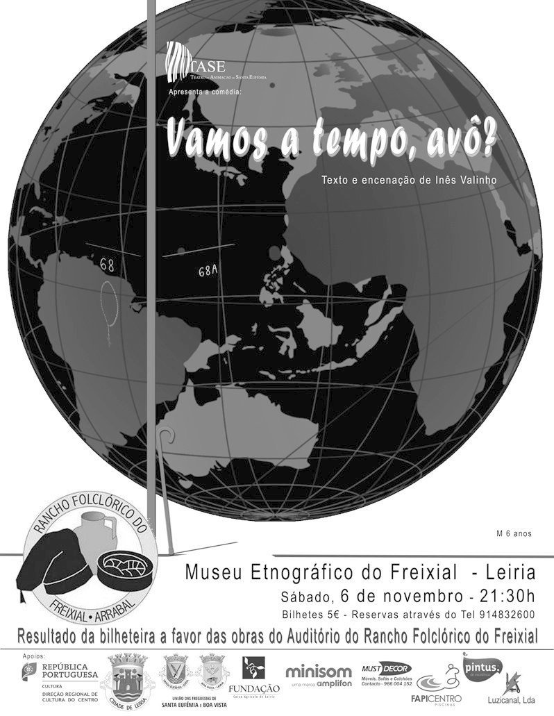 «Vamos a tempo, avô?» – Museu Etnográfico do Freixial, sábado, 6 de novembro, 21:30