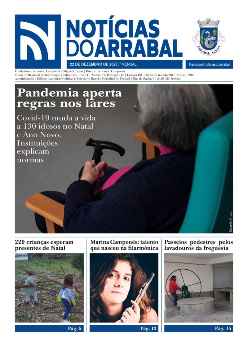 Capa — Notícias do Arrabal n.º 1 – dezembro de 2020