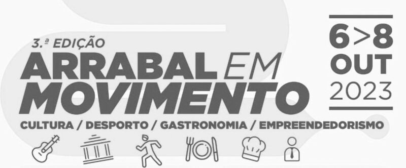 Cartaz da 3.ª edição do “Arrabal em Movimento”, de 6 a 8 de outubro de 2023