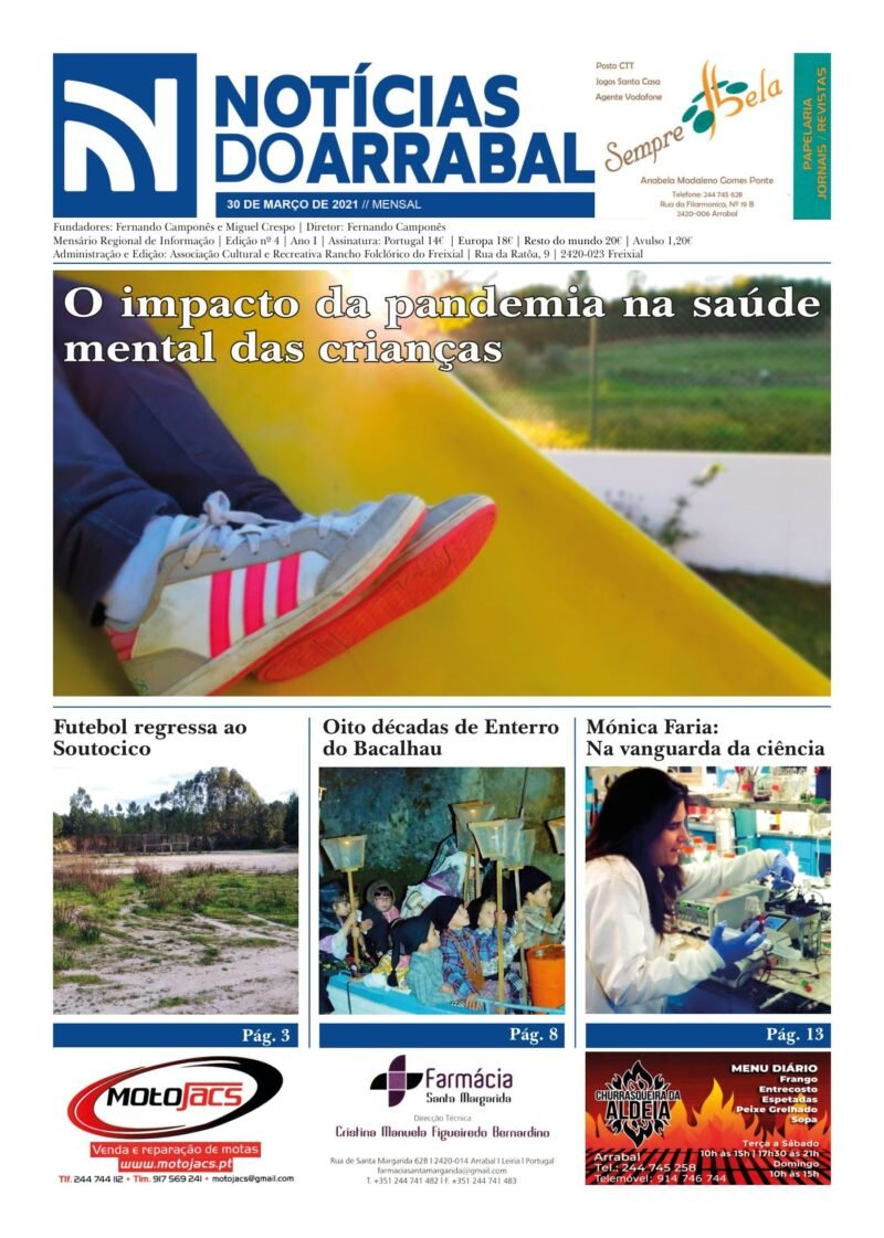 Capa — Notícias do Arrabal n.º 4 – março de 2021