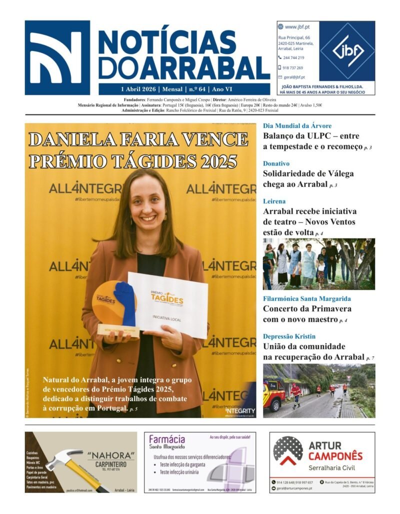 Capa — Notícias do Arrabal n.º 64 – abril de 2026