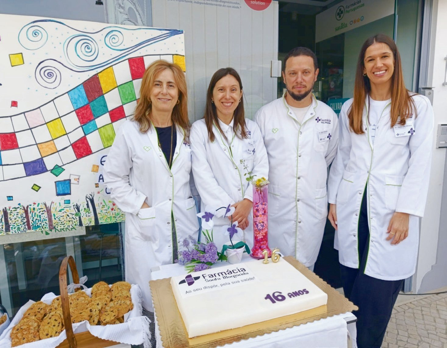 Farmácia Santa Margarida celebrou 16 anos com a comunidade do Arrabal