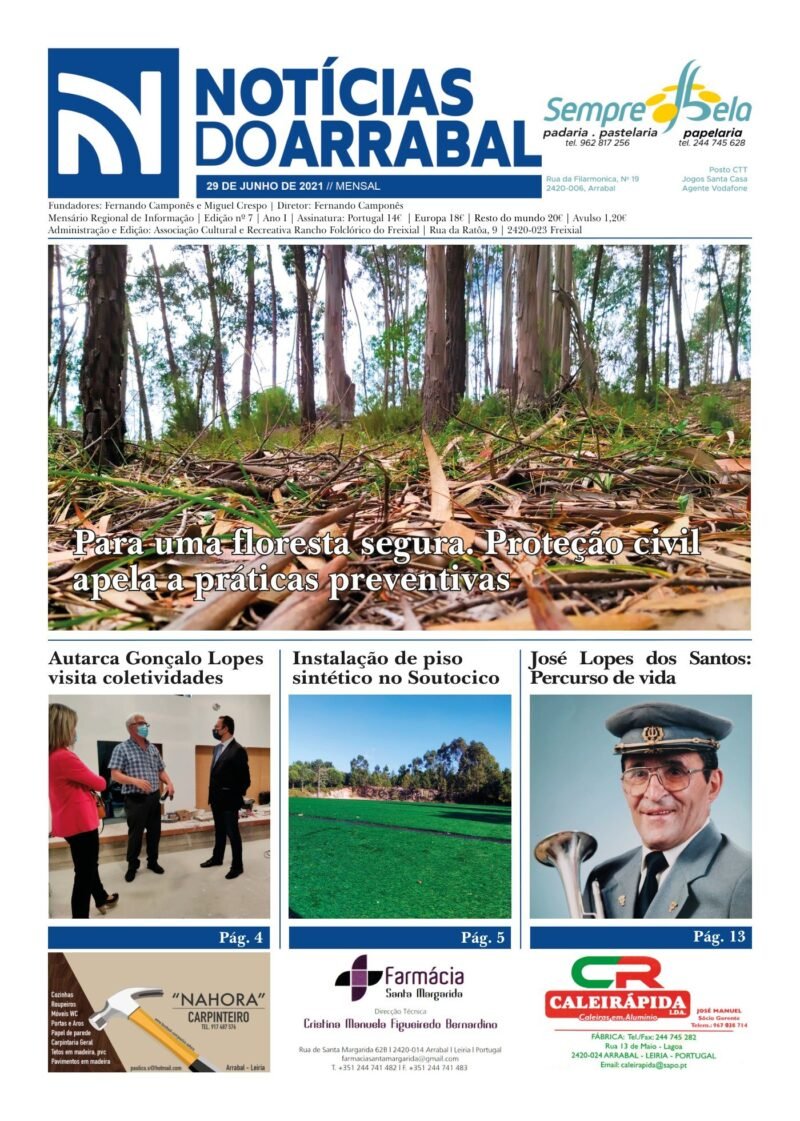 Capa — Notícias do Arrabal n.º 7 – junho de 2021