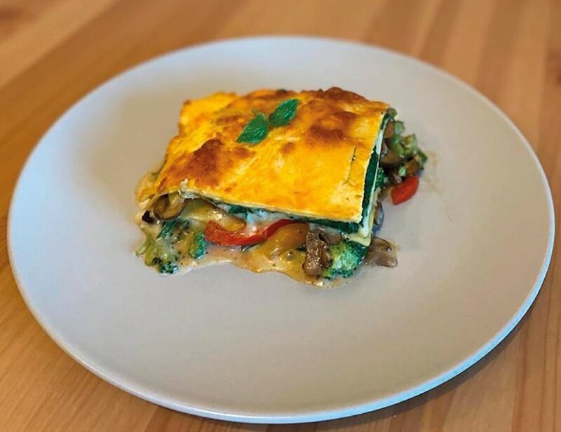 Lasanha vegetariana
