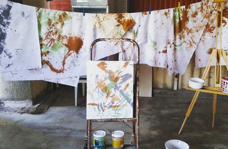 A emoção do artista